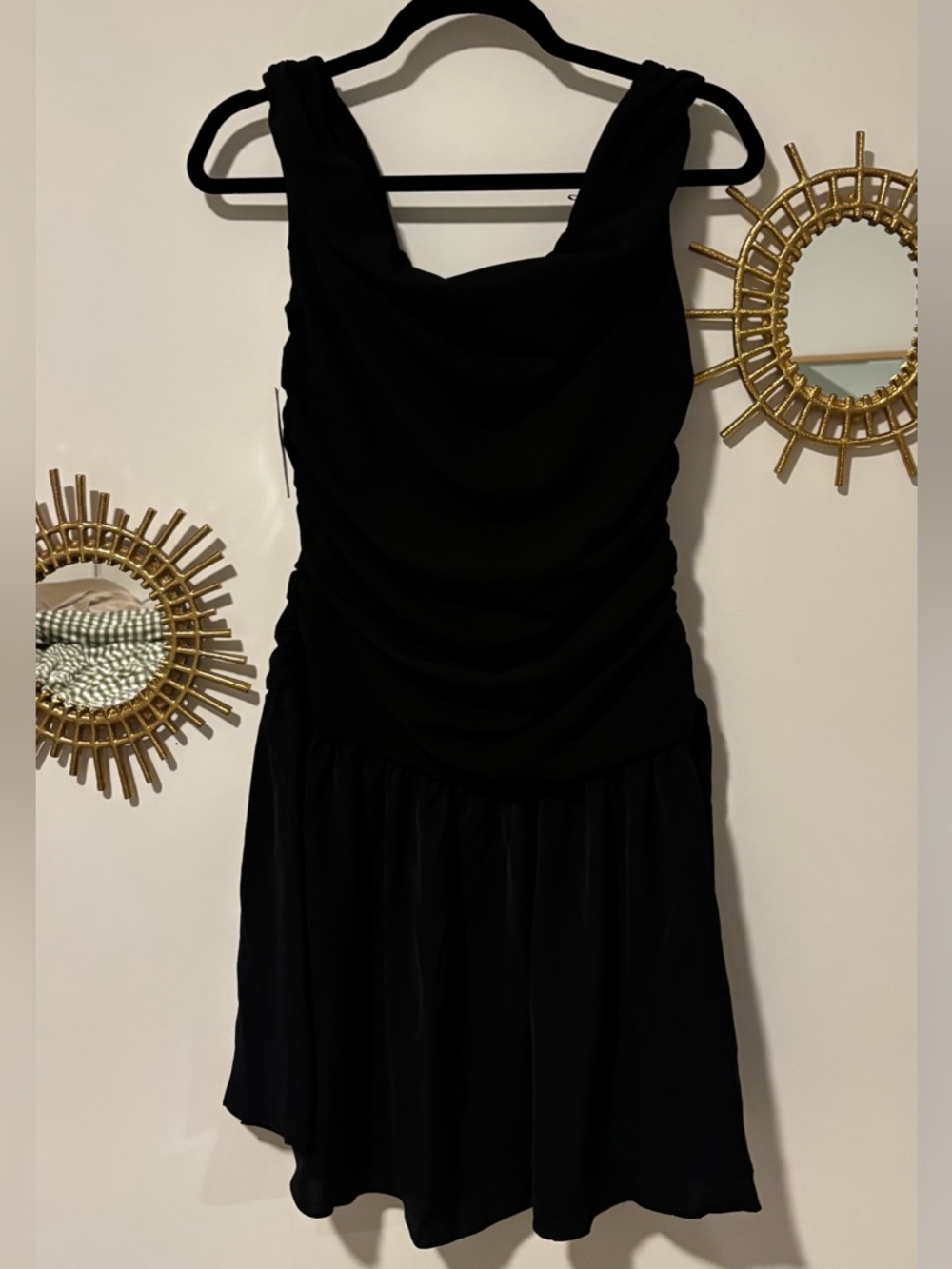 Off-The-Shoulder Ruched Mini Dress - Picture 5 of 8